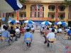 Diễn tập phòng chống dịch Covid 19 chuẩn bị cho kỳ thi tốt nghiệp THPT năm 2021