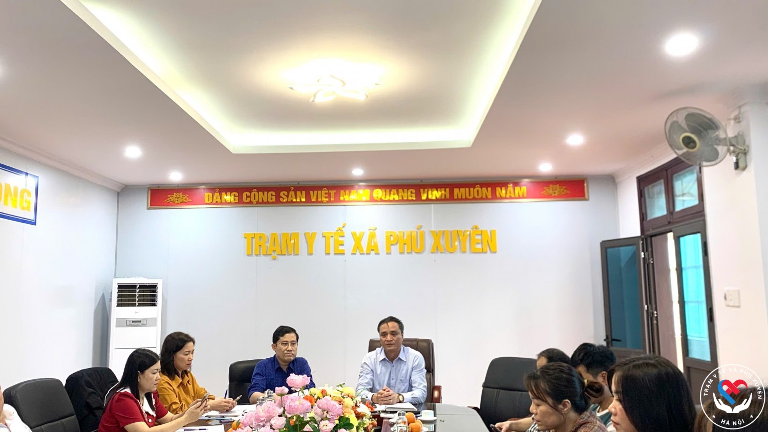 BỆNH VIỆN ĐA KHOA PHÚ XUYÊN KHẢO SÁT TRIỂN KHAI HỖ TRỢ CHUYÊN MÔN CHO TRẠM Y TẾ XÃ PHÚ XUYÊN